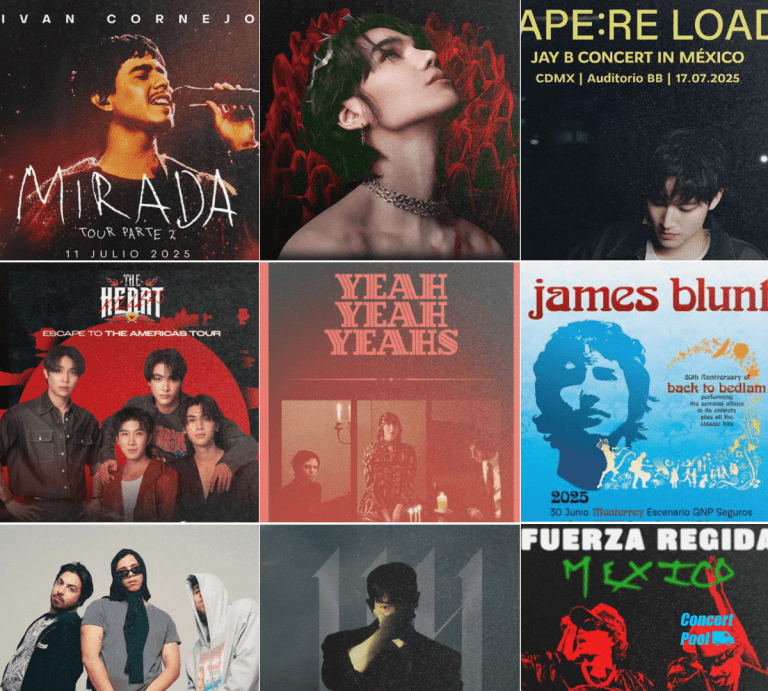 Transportes a conciertos desde Querétaro: eventos julio 2025